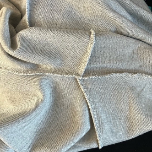 LAUREN RALPH LAUREN Light GRAY WOOL BLEND WIDE LEG PANTS Women’s L Trousers - Picture 8 of 10